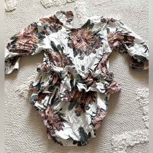 Kate Quinn floral cactus romper